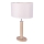 Bordlampe MERCEDES 1xE27/40W/230V 60 cm cremefarvet/eg