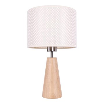 Bordlampe MERCEDES 1xE27/40W/230V Ø 43 cm creme/eg