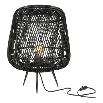 Bordlampe MOZA 1xE27/60W/230V bambus sort