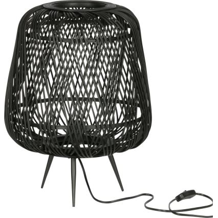 Bordlampe MOZA 1xE27/60W/230V bambus sort