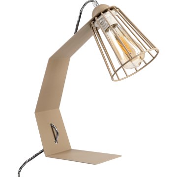 Bordlampe NANDO 1xE27/15W/230V beige