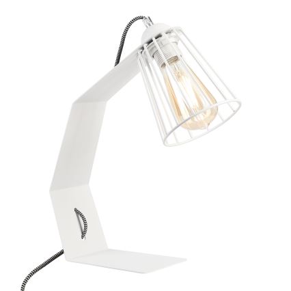 Bordlampe NANDO 1xE27/15W/230V hvid