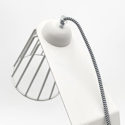 Bordlampe NANDO 1xE27/15W/230V hvid