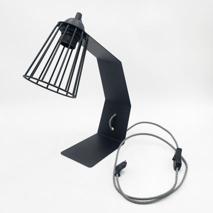 Bordlampe NANDO 1xE27/15W/230V sort