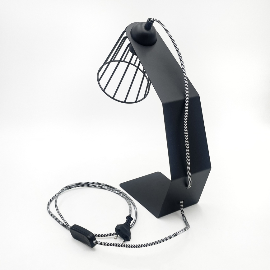 Bordlampe NANDO 1xE27/15W/230V sort