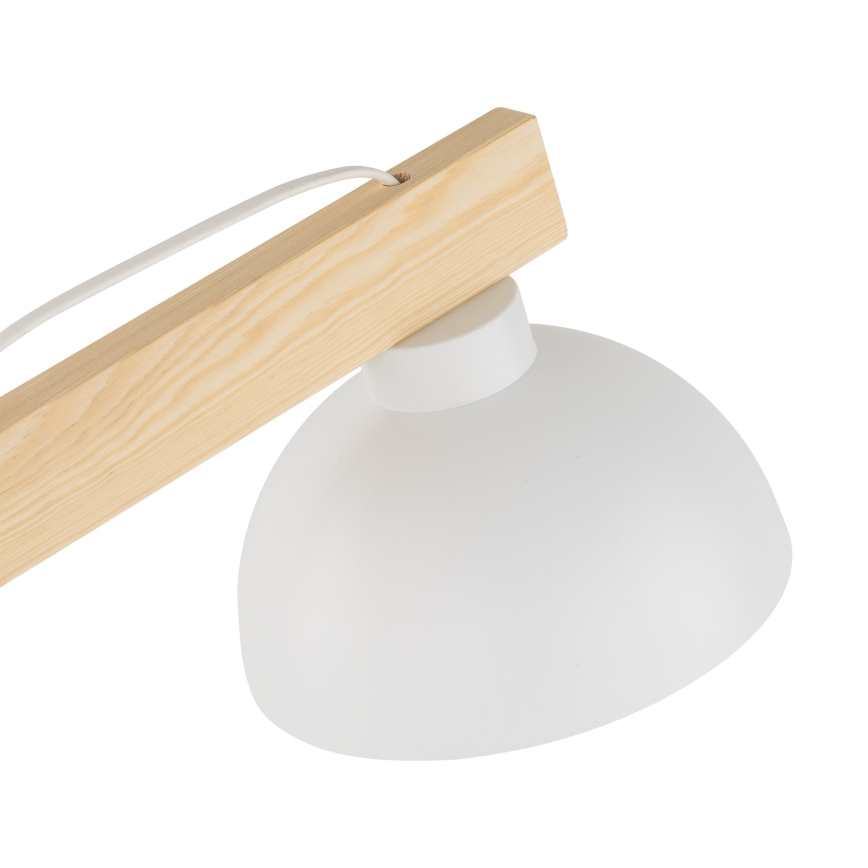 Bordlampe OSLO 1xE27/15W/230V fyrretræ/hvid