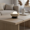 Bordlampe OZZY 1xG9/8W/230V beige