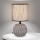 Bordlampe PINIA 1xE14/25W/230V keramik beige/grå