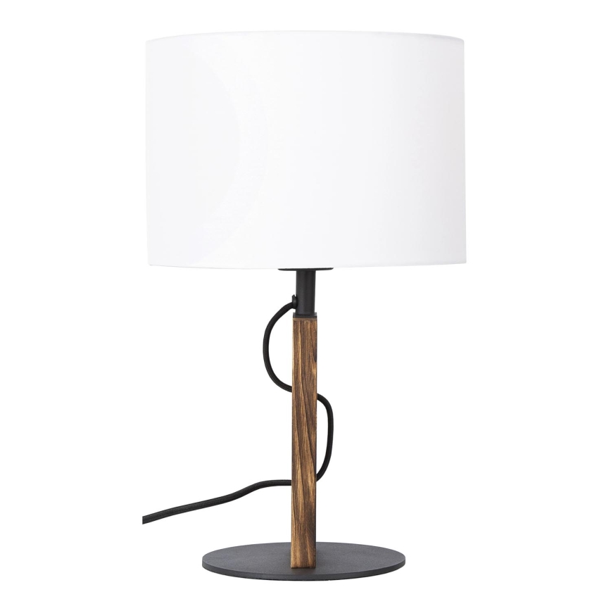 Bordlampe PINUS 1xE27/40W/230V hvid/træ