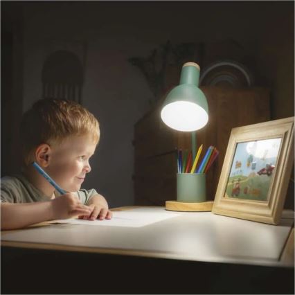 Bordlampe POPPY 1xE27/25W/230V grøn