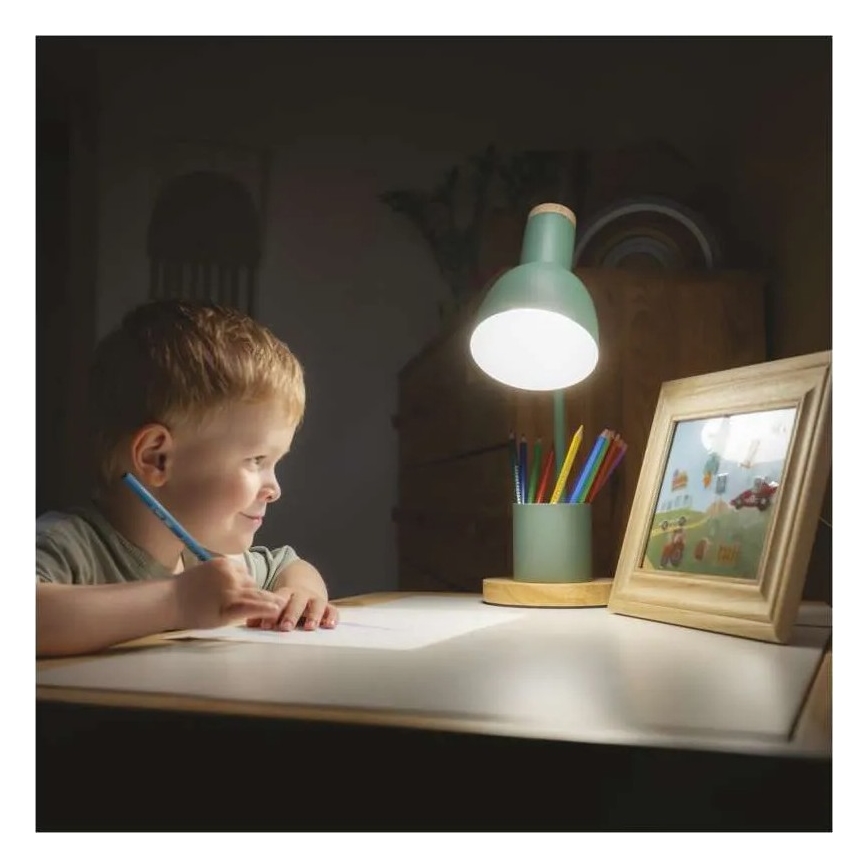 Bordlampe POPPY 1xE27/25W/230V grøn