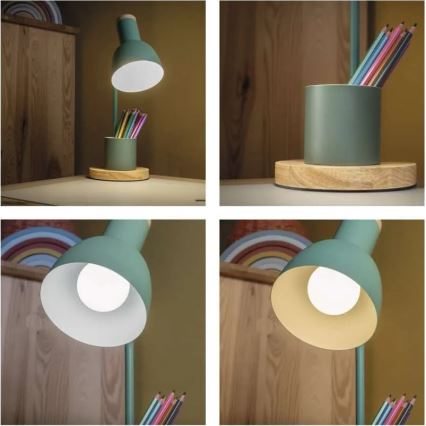 Bordlampe POPPY 1xE27/25W/230V grøn