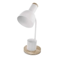 Bordlampe POPPY 1xE27/25W/230V hvid