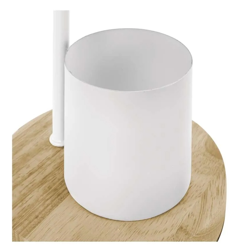 Bordlampe POPPY 1xE27/25W/230V hvid