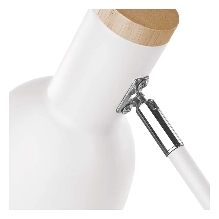 Bordlampe POPPY 1xE27/25W/230V hvid