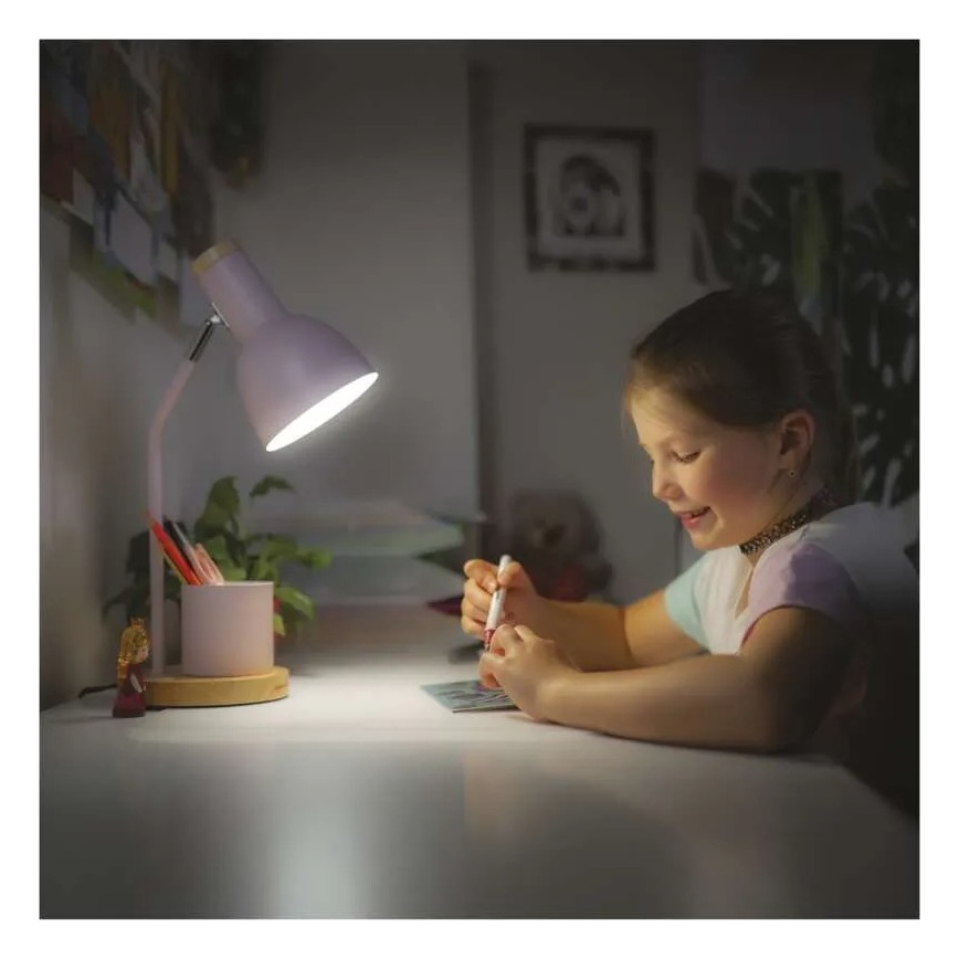 Bordlampe POPPY 1xE27/25W/230V rosa