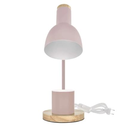 Bordlampe POPPY 1xE27/25W/230V rosa