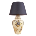 Bordlampe RAMZES 1xE27/40W/230V blå/beige
