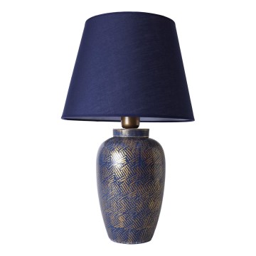 Bordlampe RAMZES 1xE27/40W/230V blå