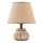Bordlampe RAMZES 1xE27/40W/230V creme/guld