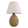 Bordlampe RAMZES 1xE27/40W/230V hvid/brun