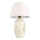 Bordlampe RAMZES 1xE27/40W/230V hvid/creme