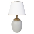 Bordlampe RAMZES 1xE27/40W/230V hvid/grå