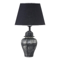 Bordlampe RAMZES 1xE27/40W/230V sort/sølv