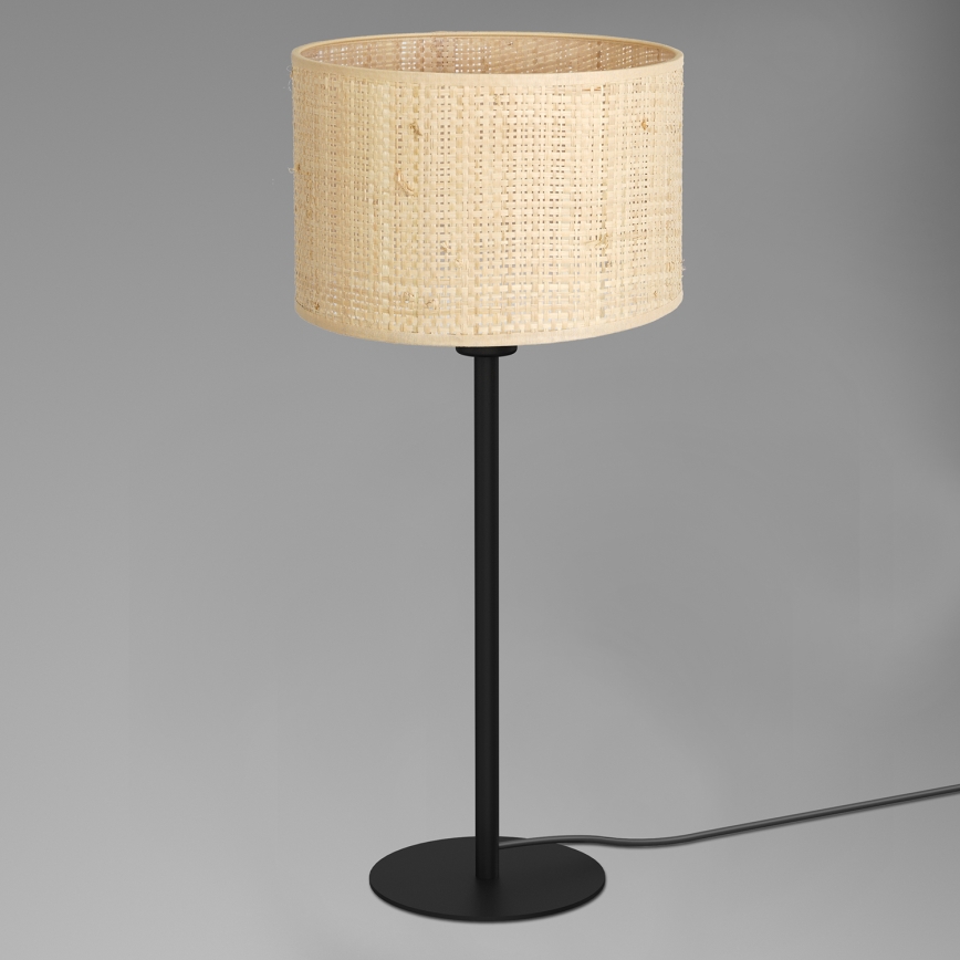 Bordlampe RATTAN 1xE27/60W/230V diameter 25 cm Rattan