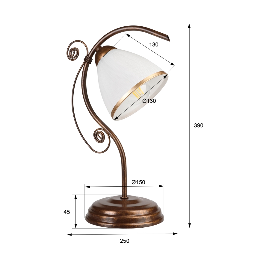 Bordlampe RETRO II 1xE27/60W/230V
