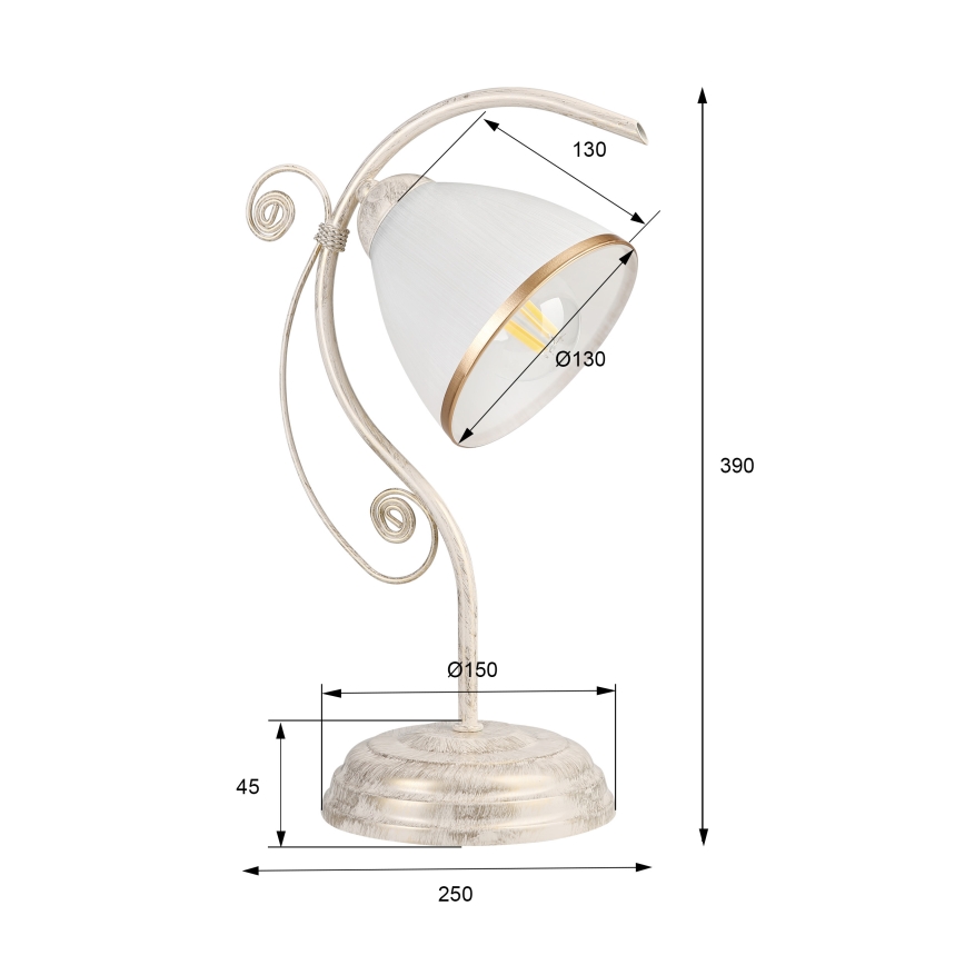 Bordlampe RETRO II 1xE27/60W/230V