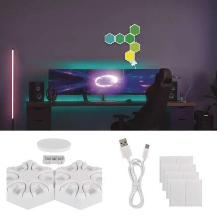 Bordlampe RGBIC dæmpbar GoSmart LED/5,5W/230V Wi-Fi Tuya