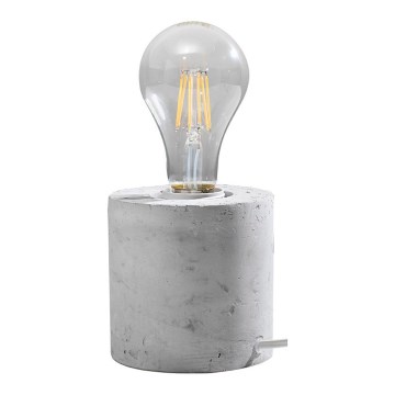 Bordlampe SALGADO 1xE27/15W/230V betongrå