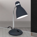 Bordlampe SCHOOL 1xE27/40W/230V sort/mat krom