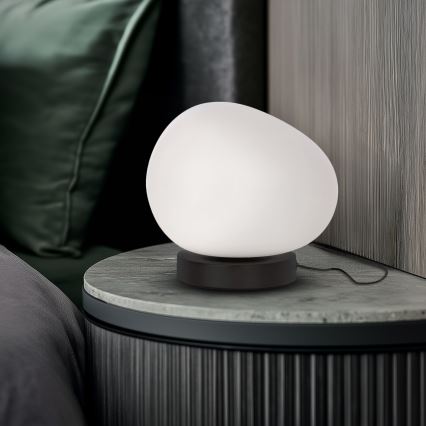 Bordlampe STONES 1xE27/40W/230V sort