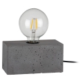 Bordlampe STRONG DOUBLE 1xE27/25W/230V beton