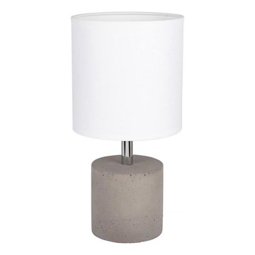 Bordlampe STRONG ROUND 1xE27/25W/230V beton - FSC-certificeret