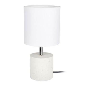 Bordlampe STRONG ROUND 1xE27/25W/230V beton
