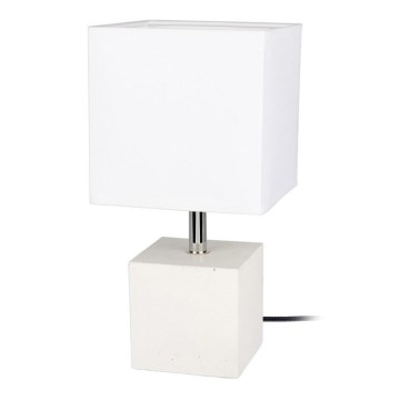 Bordlampe STRONG SQUARE 1xE27/25W/230V beton