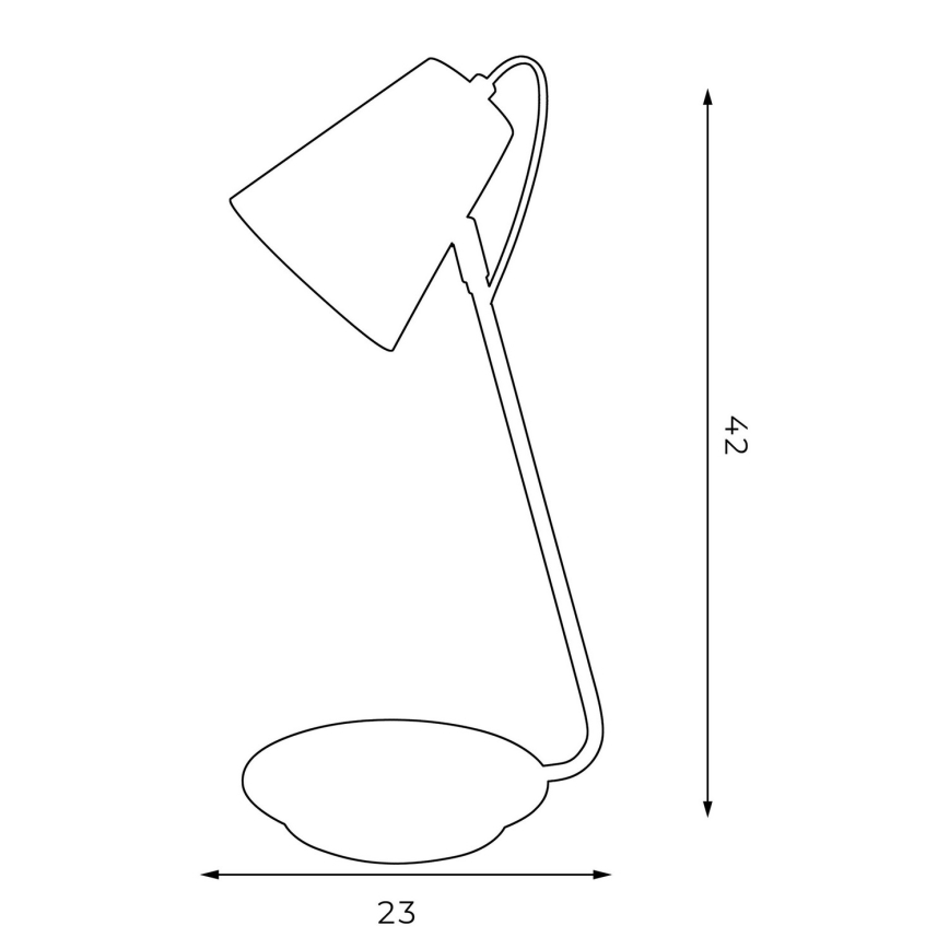 Bordlampe TABLE LAMPS 1xE27/60W/230V