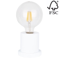 Bordlampe TASSE 1xE27/25W/230V bøg - FSC-certificeret