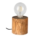 Bordlampe TRABO 1xE27/25W/230V fyrretræ