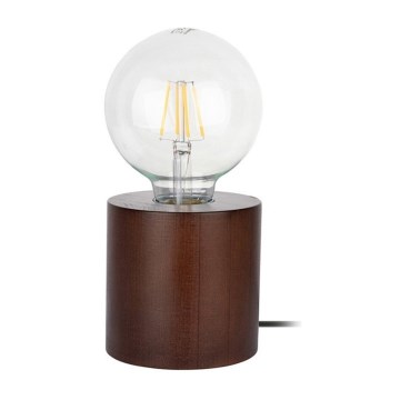 Bordlampe TRONGO ROUND 1xE27/25W/230V bøg