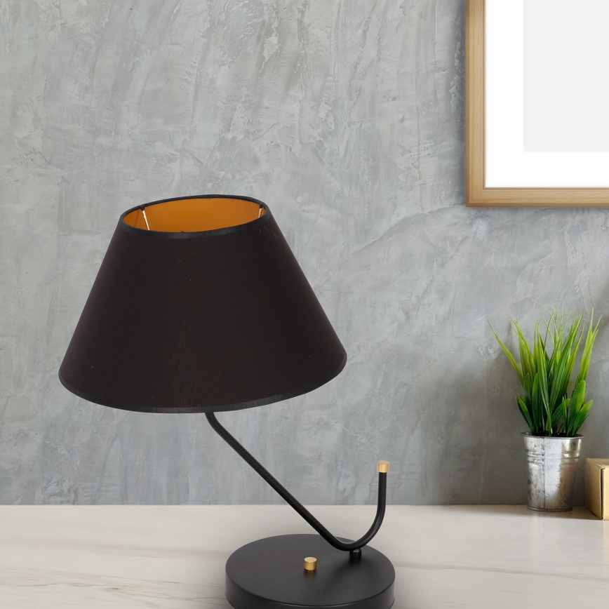 Bordlampe VICTORIA 1xE27/60W/230V antik sort