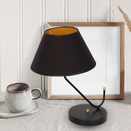 Bordlampe VICTORIA 1xE27/60W/230V antik sort