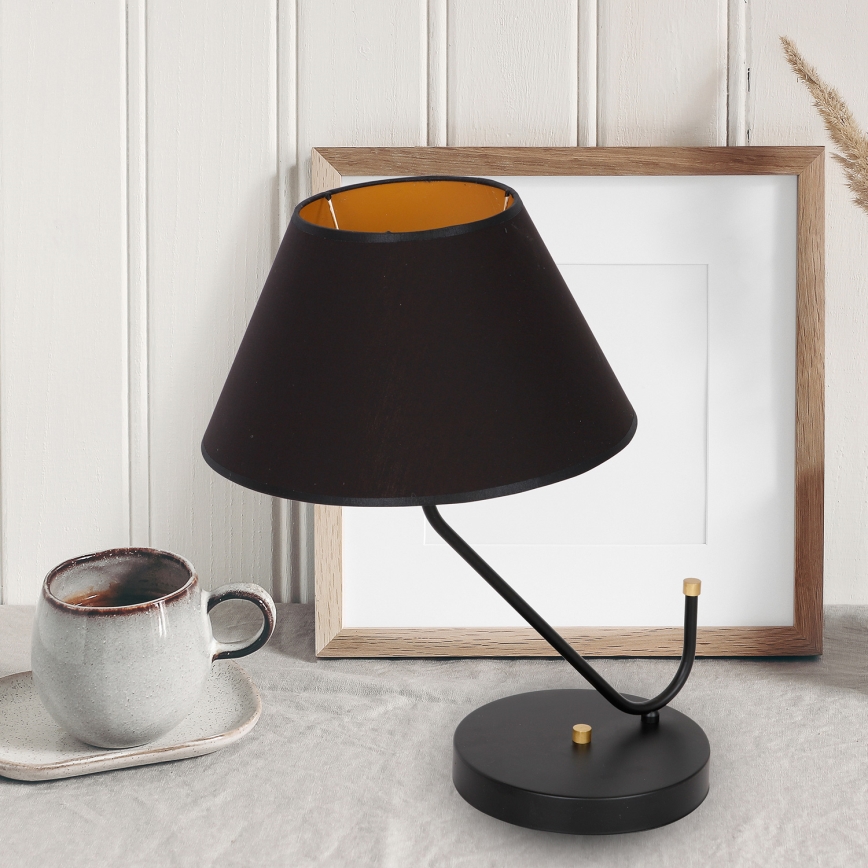 Bordlampe VICTORIA 1xE27/60W/230V antik sort