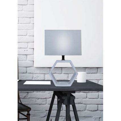 Bordlampe VIDAL 1xE27/40W/230V grå