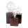 Bordlampe VINCENT 3xE27/15W/230V bøg