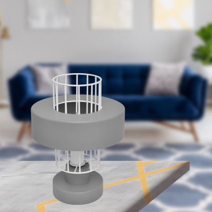Bordlampe VOLTA 1xE27/15W/230V grå