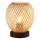 Bordlampe ZANZIBAR 1xE27/20W/230V diameter 18 cm bambus